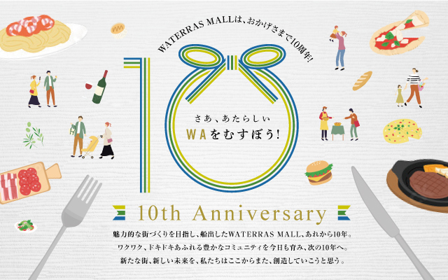 ワテラス10周年